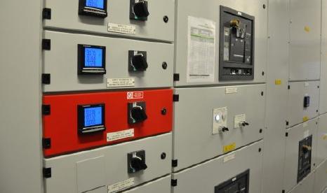 A photo of building automation controls